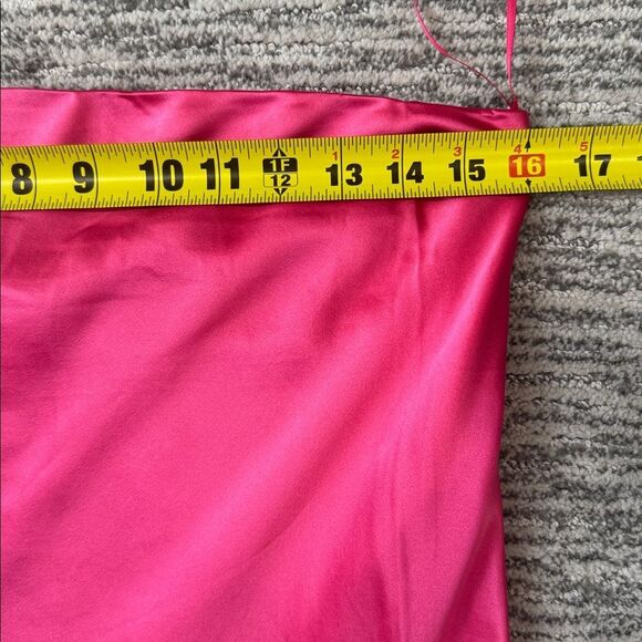 NWT Reformation Johanna Dress Silk Pink Large - Picture 7 of 13